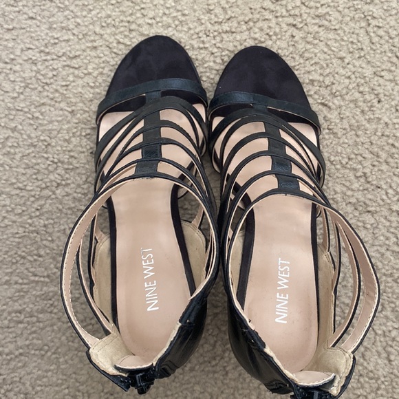 Nine West open toe heels - Picture 3 of 4